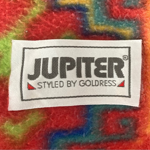 Multi-Coloured Jupiter Crazy Patterned Funky Half-Zip Fleece - Picture 11 of 13
